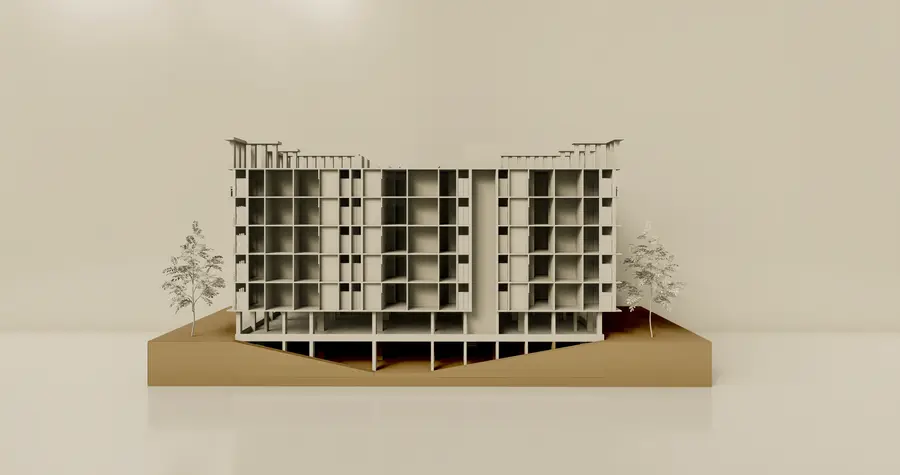 Maquette Perspective Section Malbar Heights